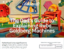 Tablet Screenshot of dadcraft.com